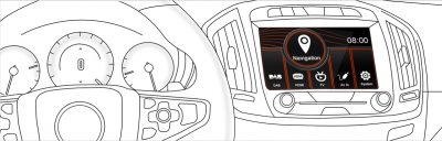 Adaptiv – Navi / multimédia adaptér pro OPEL